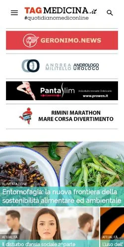 Anteprima del sito TagMedicina, media di Italia per articoli sponsorizzati