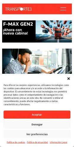 Vista previa del sitio Transporte 3, medio de España para artículos patrocinados
