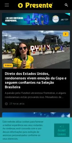 Forhåndsvisning af O Presente, medie fra Brasilien til sponsorerede artikler