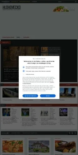 Anteprima del sito Hlohovec, media di Slovacchia per articoli sponsorizzati