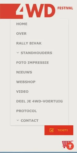 Podgląd witryny 4WD Festival, medium z kraju Holandia do artykułów sponsorowanych