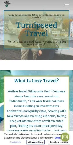 Anteprima del sito Turnipseed Travel, media di Stati Uniti per articoli sponsorizzati