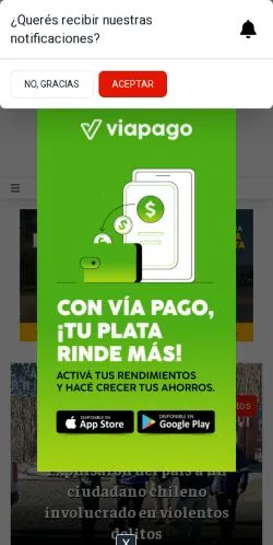 Anteprima del sito ANB, media di Argentina per articoli sponsorizzati