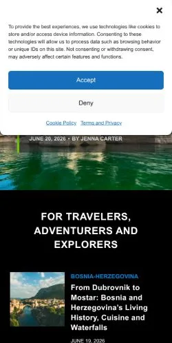 Anteprima del sito Go World Travel Magazine, media di Stati Uniti per articoli sponsorizzati