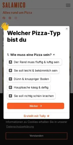 Vista previa del sitio salamico, medio de Alemania para artículos patrocinados