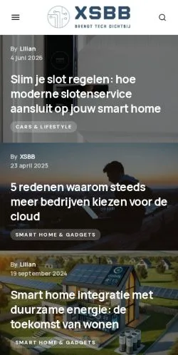 Sponsorlu makaleler için Hollanda medyası XSBB sitesinin önizlemesi