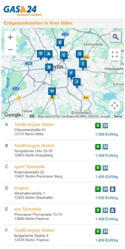 Aperçu du site gas24, média de Allemagne pour articles sponsorisés