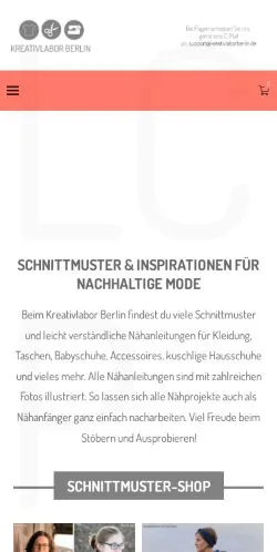 Podgląd witryny kreativlaborberlin, medium z kraju Niemcy do artykułów sponsorowanych