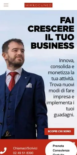 Anteprima del sito Mirko Cuneo, media di Italia per articoli sponsorizzati