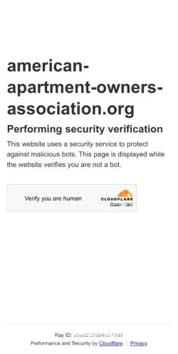 스폰서 기사용 미국 매체 American Apartment Owners Association 사이트 미리보기