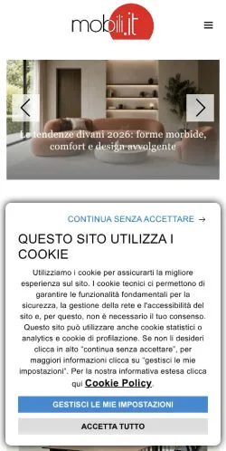 Forhåndsvisning af Mobili, medie fra Italien til sponsorerede artikler