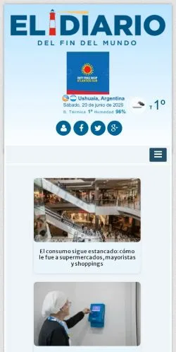 Anteprima del sito Diario del Fin del Mundo, media di Stati Uniti per articoli sponsorizzati