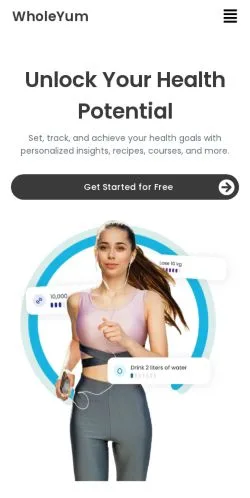 Anteprima del sito WholeYum, media di Stati Uniti per articoli sponsorizzati