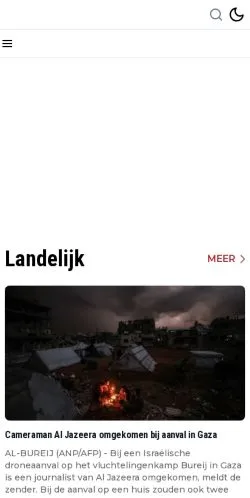 Anteprima del sito Schoonhoven Nieuws, media di Paesi Bassi per articoli sponsorizzati
