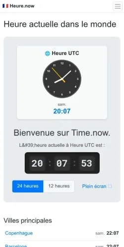 Aperçu du site Heure, média de France pour articles sponsorisés