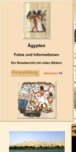 스폰서 기사용 독일 매체 Ägypten Fotos 사이트 미리보기