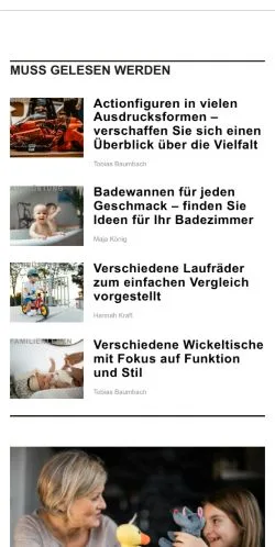 Anteprima del sito babyundich.de, media di Germania per articoli sponsorizzati