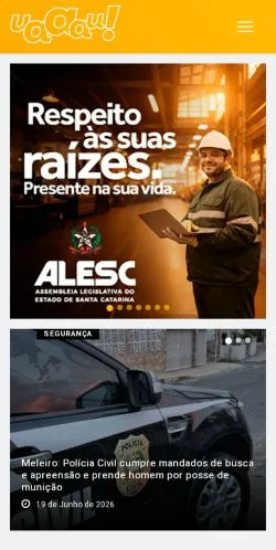 Anteprima del sito Uaaau! Notícias e Vídeos, media di Brasile per articoli sponsorizzati