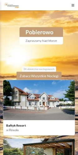 Anteprima del sito Pobierowo, media di Polonia per articoli sponsorizzati