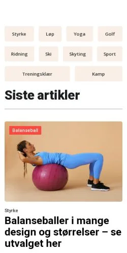 스폰서 기사용 노르웨이 매체 aktivavis.com 사이트 미리보기