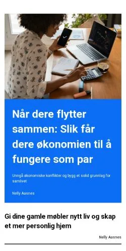 Anteprima del sito dinfamilie.com, media di Norvegia per articoli sponsorizzati