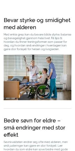 Podgląd witryny enkeltsunt.com, medium z kraju Norwegia do artykułów sponsorowanych