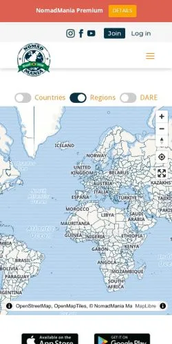 Forhåndsvisning af NomadMania, medie fra USA til sponsorerede artikler