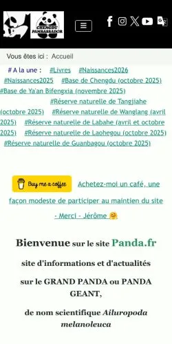 Forhåndsvisning af Panda Géant, medie fra Frankrig til sponsorerede artikler