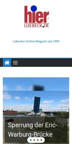 Anteprima del sito Lübecker-Online-Magazin seit 1999, media di Germania per articoli sponsorizzati