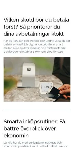 Anteprima del sito globalfinans.se, media di Svezia per articoli sponsorizzati