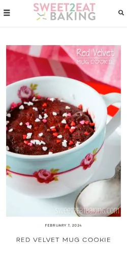 Anteprima del sito Sweet 2 Eat Baking, media di Regno Unito per articoli sponsorizzati