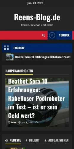 Anteprima del sito Reens-Blog, media di Germania per articoli sponsorizzati