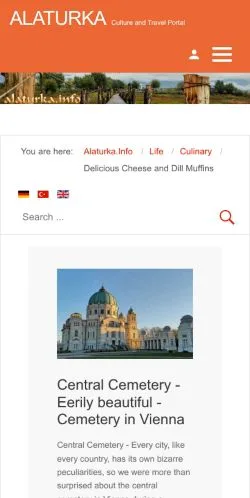스폰서 기사용 독일 매체 alaturka 사이트 미리보기