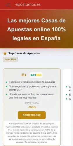 Anteprima del sito Apostamos, media di Spagna per articoli sponsorizzati