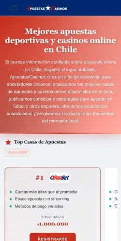 스폰서 기사용 스페인 매체 Mejores Apuestas Casinos 사이트 미리보기