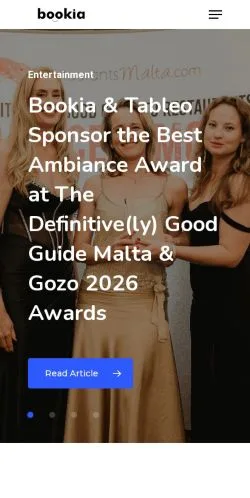 Podgląd witryny Bookia Blog, medium z kraju Wielka Brytania do artykułów sponsorowanych