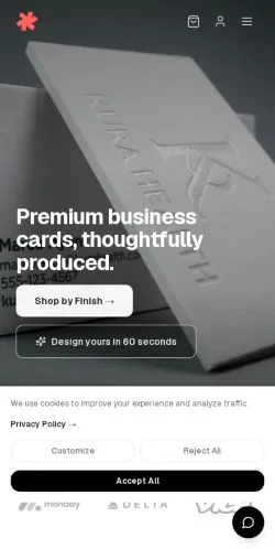 Vorschau der Website Print Peppermint, Medium aus Vereinigte Staaten für gesponserte Artikel