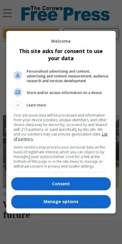 Anteprima del sito Corowa Free Press, media di Australia per articoli sponsorizzati