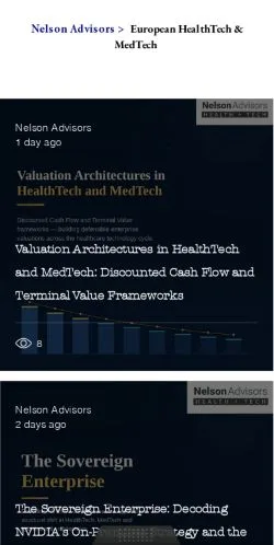 Anteprima del sito Nelson Advisors, media di Stati Uniti per articoli sponsorizzati