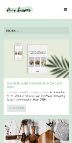 Podgląd witryny Puursuzanne, medium z kraju Holandia do artykułów sponsorowanych