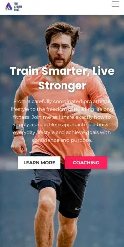 Anteprima del sito The Athlete Blog, media di Stati Uniti per articoli sponsorizzati