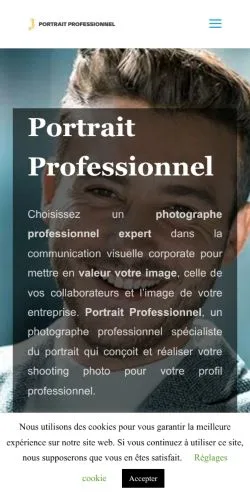 Podgląd witryny Portrait Professionnel, medium z kraju Francja do artykułów sponsorowanych