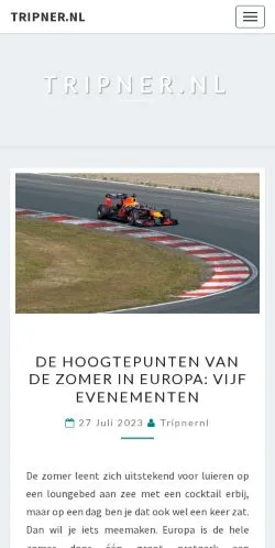 Forhåndsvisning af Tripner.nl -, medie fra Nederlandene til sponsorerede artikler