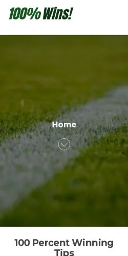 Anteprima del sito 100 Percent Wins, media di Stati Uniti per articoli sponsorizzati