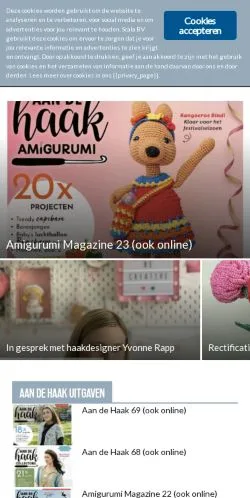 Podgląd witryny Aan de Haak, medium z kraju Holandia do artykułów sponsorowanych