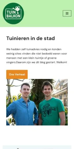 Podgląd witryny Tuin en Balkon, medium z kraju Holandia do artykułów sponsorowanych
