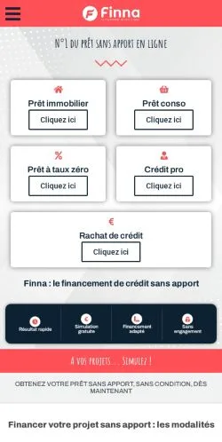 スポンサード記事向けのフランスメディア、Finnaのサイトプレビュー