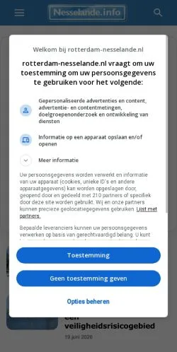 Podgląd witryny Rotterdam Nesselande, medium z kraju Holandia do artykułów sponsorowanych