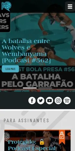 Podgląd witryny Bola Presa, medium z kraju Brazylia do artykułów sponsorowanych