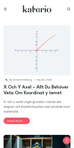Anteprima del sito Kandels, media di Svezia per articoli sponsorizzati